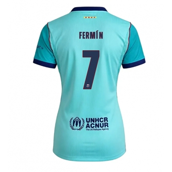 Barcelona Fermin Lopez #7 Maglia Gara Terza Repliche 2026-27 Donna Maniche Corte